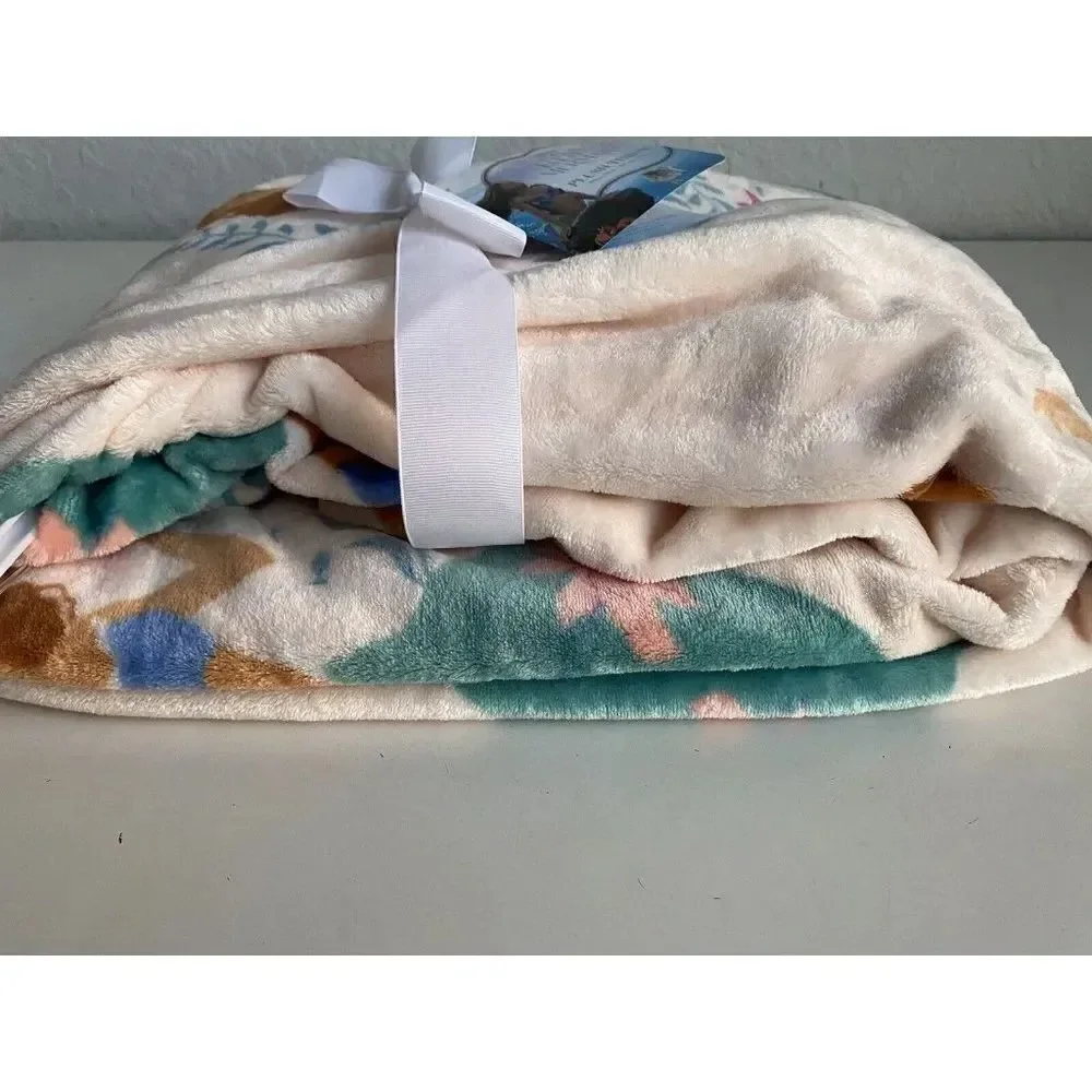 Disney‎ The Little Mermaid Live Action Movie Plush Throw Blanket 50 x 70” NEW